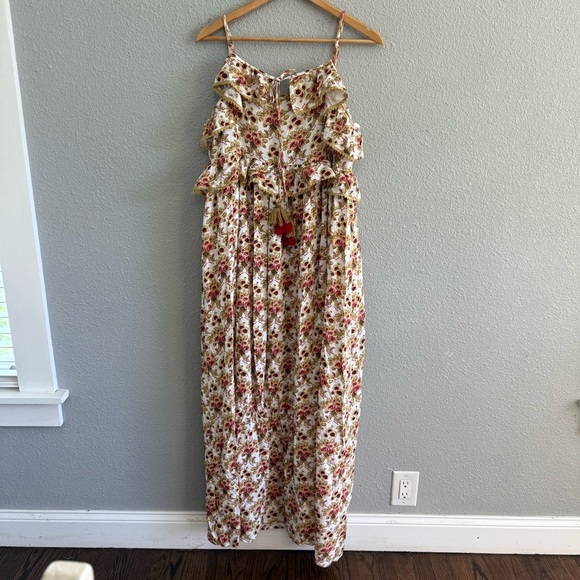 NWT Beatnik Philosophy Floral Midi Dress Size Medium - Picture 1 of 8